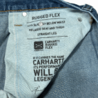 Carhartt Jeans Mens 36x33 Blue Rugged Flex Relaxed Fit Straight Leg Dark Wash