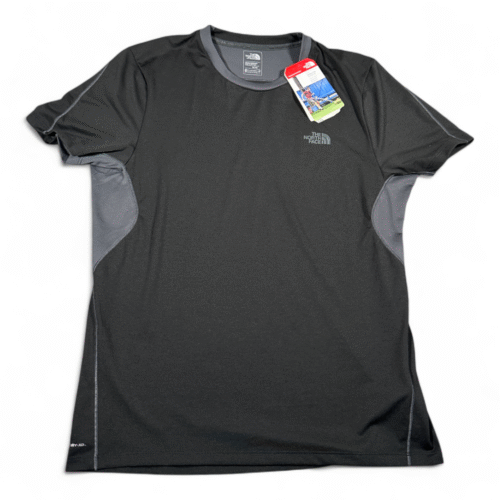 North Face Shirt Adult MEDIUM Black Ampere Performance Training FlashDry Workout