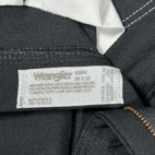 Wrangler Wrancher Pants Mens 28x32 Black Western Cowboy Dress Jeans Bootcut