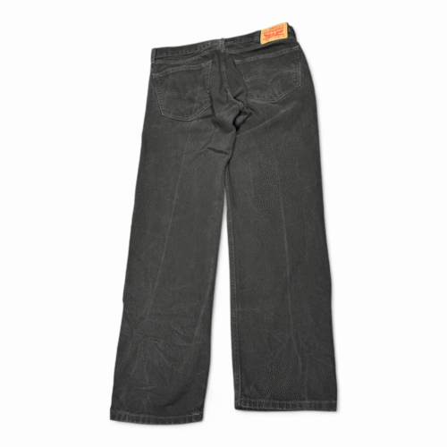 Levis Jeans Mens 36x32 Black Regular Fit Straight Leg Classic Cotton Denim