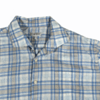 Peter Millar Shirt Adult 2XL Blue Plaid Button Down Preppy Luxury Cotton Casual
