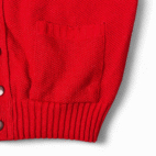 Vintage London Fog Sweater Vest Adult MEDIUM Red Cardigan USA Made Preppy 80s