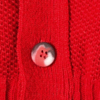 Vintage London Fog Sweater Vest Adult MEDIUM Red Cardigan USA Made Preppy 80s