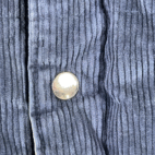 Vintage Sigallo Western Vest Adult EXTRA LARGE Blue Reversible Corduroy 80s
