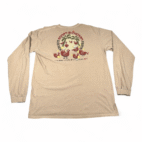 Vintage Kauai Hawaii Crazy Shirt Adult LARGE Brown Chicken Farm Coffee Dyed Y2K