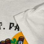 Vintage St Patricks Day Shirt Adult EXTRA LARGE White Miller Beer USA Made 90s