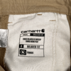 Carhartt Pants Mens 38x29 Brown Cargo Ripstop Force Relaxed Fit Workwear Outdoor