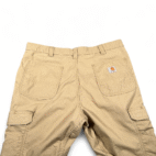 Carhartt Pants Mens 38x29 Brown Cargo Ripstop Force Relaxed Fit Workwear Outdoor