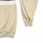 Vintage Towncraft Sweater Adult MEDIUM Blue Colorblock Striped Polo Golf Dad 90s