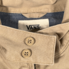 Vans Jacket Adult EXTRA LARGE Brown Harrington Style Skate Bomber Canvas Workwear