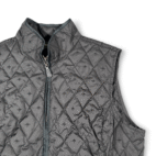 Eddie Bauer Vest Womens MEDIUM Black Goose Down Quilted Puffer Outdoor Hiking