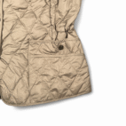 Eddie Bauer Vest Womens LARGE Brown Goose Down Quilted Puffer Barn Chore EB550