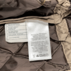Eddie Bauer Vest Womens LARGE Brown Goose Down Quilted Puffer Barn Chore EB550