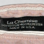 Vintage Christian Dior Shirt Adult LARGE Red Striped Dress Monsieur USA Made 80s