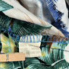 Vintage Hawaiian Shirt Adult LARGE Blue Go Hawaii Aloha Parrot Beach Surf 80s