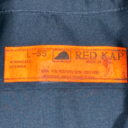 Vintage Ford Shirt Adult LARGE Blue Red Kap Work Mechanic Uniform USA Patch 90s