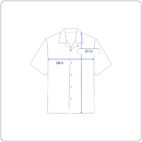 Vintage Ford Shirt Adult LARGE Blue Red Kap Work Mechanic Uniform USA Patch 90s