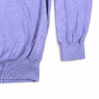 Polo Ralph Lauren Sweater Adult LARGE Purple Pima Cotton V Neck Pony Logo Preppy