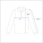 Vintage Knightsbridge Polo Shirt Adult MEDIUM Blue Geometric Art Knit Preppy 90s