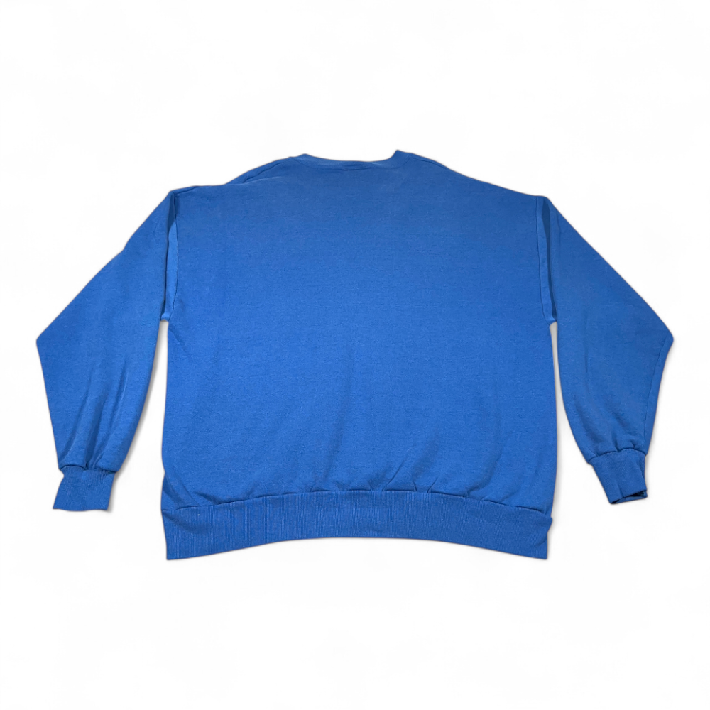 Vintage  Indianapolis Colts Sweater Adult 2XL Blue Chalk Line NFL Sweatshirt 90s