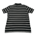 Vintage Polo Ralph Lauren Polo Shirt Adult LARGE Black Striped Pony Logo 90s