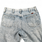 Vintage Rustler Jeans Mens 32x33 Blue Acid Wash Stonewash Cowboy USA Made 80s