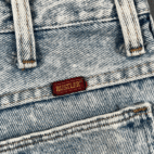 Vintage Rustler Jeans Mens 32x33 Blue Acid Wash Stonewash Cowboy USA Made 80s