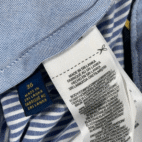 Polo Ralph Lauren Shorts Mens 36 Blue Striped Seersucker Stretch Classic Preppy