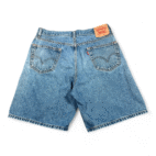 Levis 550 Shorts Mens 34 Blue Relaxed Fit Denim Jean Dad Medium Wash Y2K 36 Tag