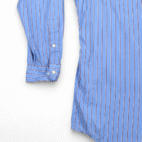 Vintage Ralph Lauren Shirt Adult LARGE Blue Striped Classic Fit Pony Logo Y2K