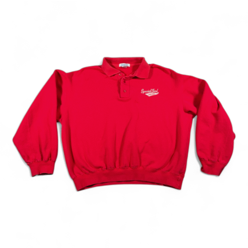 Vintage Chicago Special Tool Sweater Adult MEDIUM Red Sunrise Polo Sweatshirt