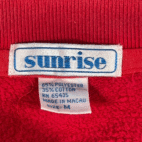 Vintage Chicago Special Tool Sweater Adult MEDIUM Red Sunrise Polo Sweatshirt