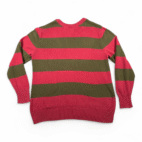 Freddy Krueger Sweater Adult MEDIUM Red Nightmare Elm Street Halloween Costume