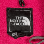 North Face Jacket Womens MEDIUM Pink Gray Denali Fleece Polartec Zip Dual Color