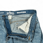 Urban Pipeline Jeans Mens 34x33 Blue Relaxed Bootcut Medium Wash Distressed Y2K