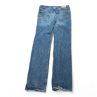 Hollister Jeans Mens 34x34 Blue Huntington Slim Straight Button Fly Low Rise Y2K