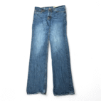Hollister Jeans Mens 34x34 Blue Huntington Slim Straight Button Fly Low Rise Y2K