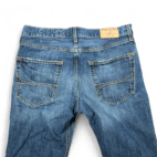 Hollister Jeans Mens 34x34 Blue Huntington Slim Straight Button Fly Low Rise Y2K