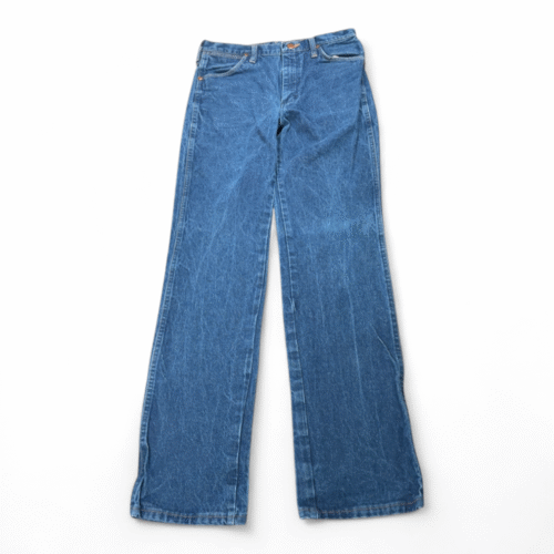 Vintage Wrangler Jeans Mens 32x33 Blue Cowboy Cut Slim Fit USA Made 90s