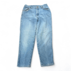 Vintage Lee Jeans Womens 31x27 Blue Mom High Waisted Light Wash Y2K