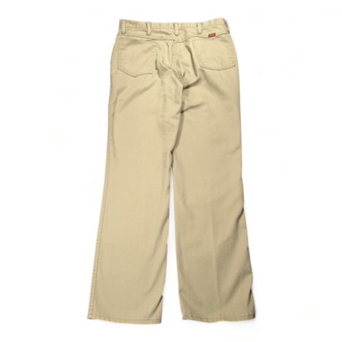 Vintage Rustler Pants Mens 34x31 Brown Regular Fit Workwear USA Made 80s