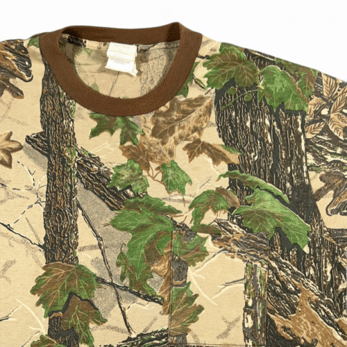 Vintage Realtree Shirt Adult EXTRA LARGE Brown Camo Hunting USA Made Outdoor 90s