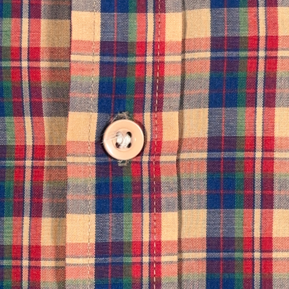 Vintage Kingsport Shirt Adult MEDIUM Brown Plaid Western Colorful Sears 80s-5 Vintage Kingsport Shirt Adult MEDIUM Brown Plaid Western Colorful Sears 80s