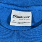 Vintage Special Olympics Shirt Adult LARGE Blue Indiana USA Stedman Sports 80s