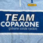 Cycling Jersey Adult EXTRA LARGE Blue White Yellow Team Copaxone Bike Race