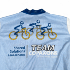 Cycling Jersey Adult EXTRA LARGE Blue White Yellow Team Copaxone Bike Race