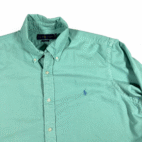Ralph Lauren Shirt Adult EXTRA LARGE Green Classic Fit Preppy Pony Logo Cotton