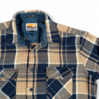 Vintage Ozark Trail Shirt Adult LARGE Blue Plaid Flannel Outdoor Grunge 90s