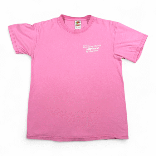 Vintage Reptiles Shirt Adult MEDIUM Pink Animal Snake Nature Traveling World 90s