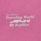Vintage Reptiles Shirt Adult MEDIUM Pink Animal Snake Nature Traveling World 90s